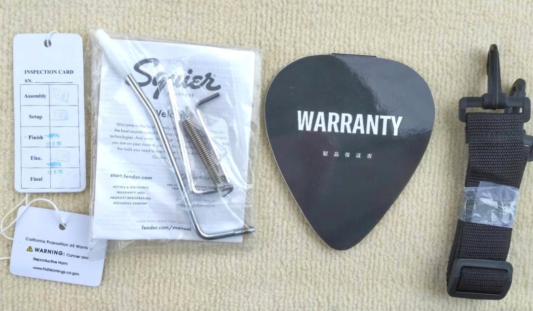 ✨未使用✨Fender Squier Stratocaster Black