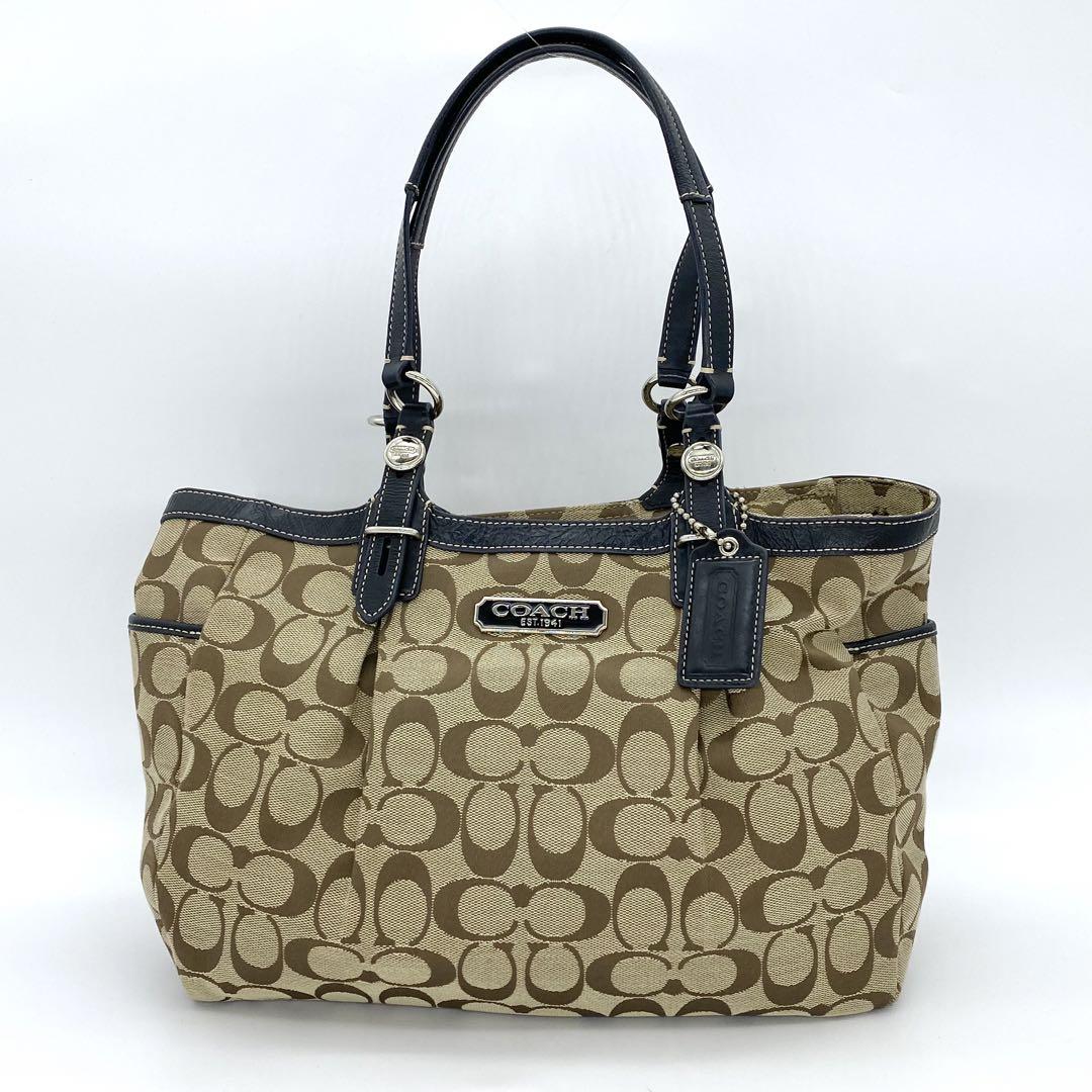 【ほぼ新品】COACH トートバッグ マーゴット サッチェル シグネチャー マルチ レディース バッグ | COACH コーチ公式アウトレット
