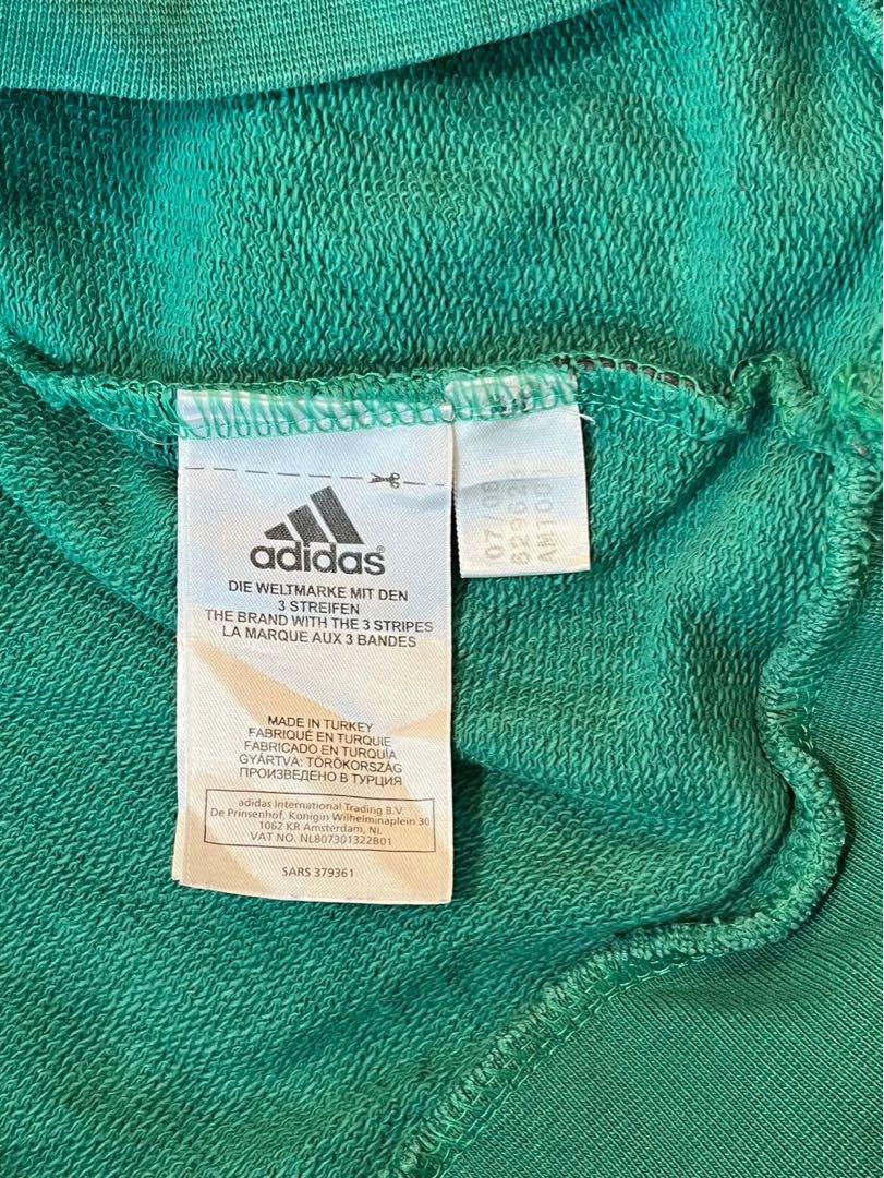 adidas アディダス スウェット 2XL センターロゴ 刺繍ロゴ 90s