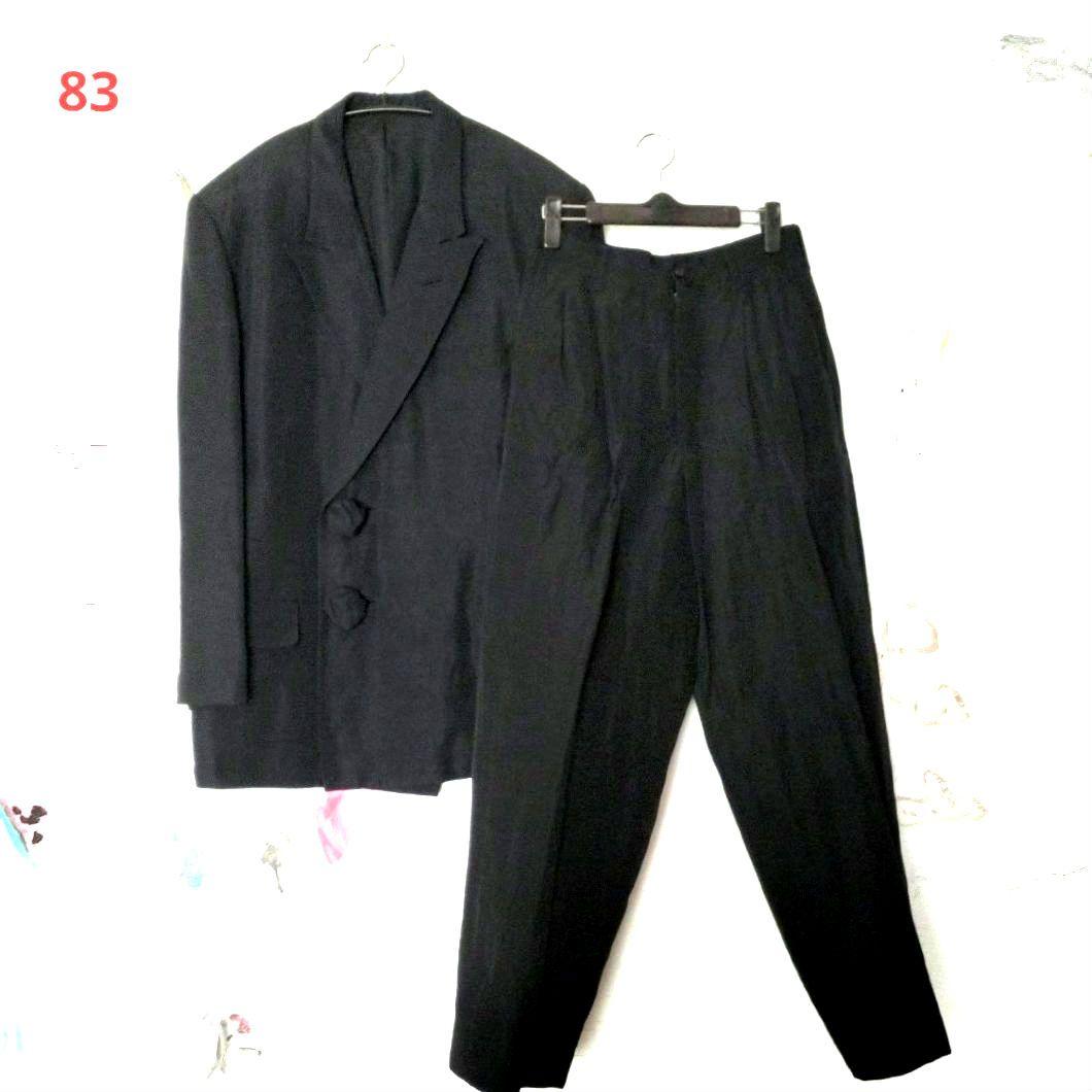 yohji yamamoto pour hoome80'胡桃ボタンラミーレーヨン