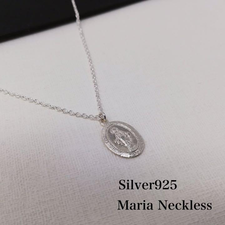 ネックレス メンズ メンズネックレス マリア シルバー925 メダイ