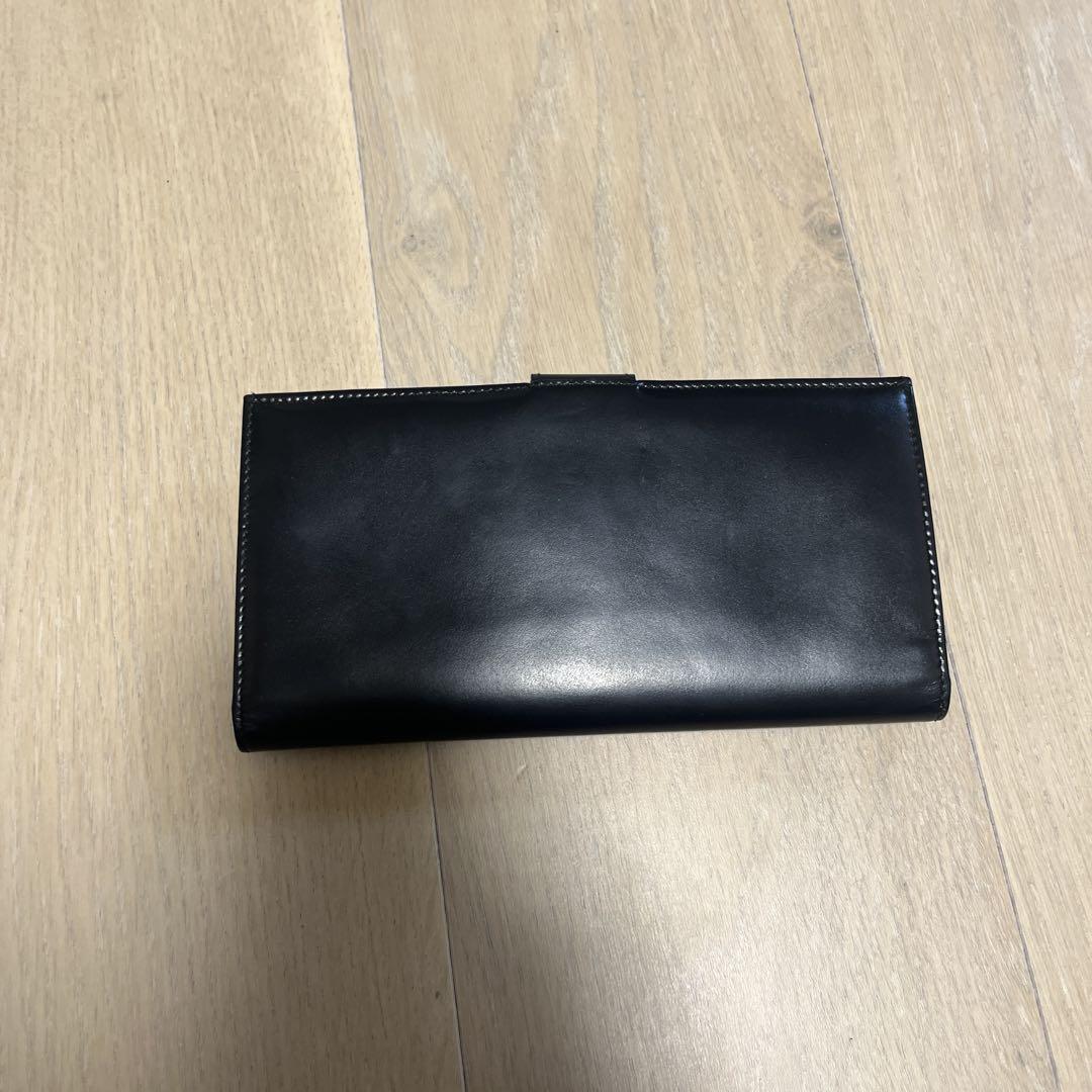 黒レザー長財布