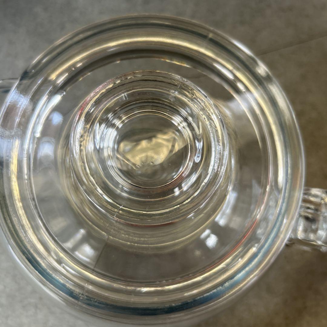 美品 アメリカン ヴィンテージOld Pyrexガラス製ティーポット 未使用❗️アメリカン ヴィンテージ Old Pyrex ガラス製ティーポット