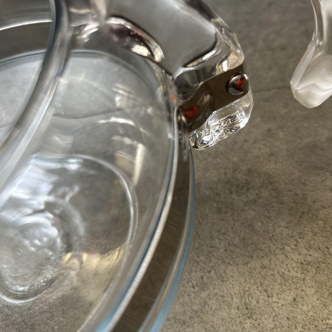 美品 アメリカン ヴィンテージOld Pyrexガラス製ティーポット 未使用❗️アメリカン ヴィンテージ Old Pyrex ガラス製ティーポット