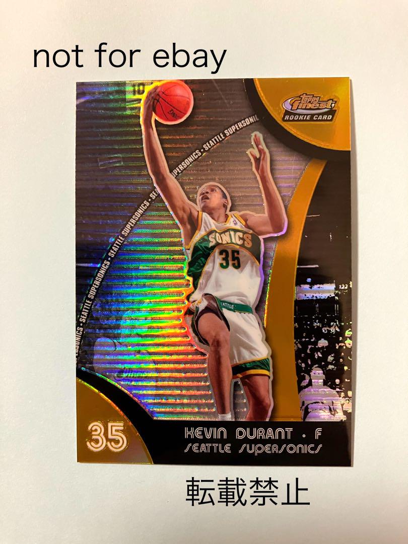 topps finest Kevin Durant rc /25 gold