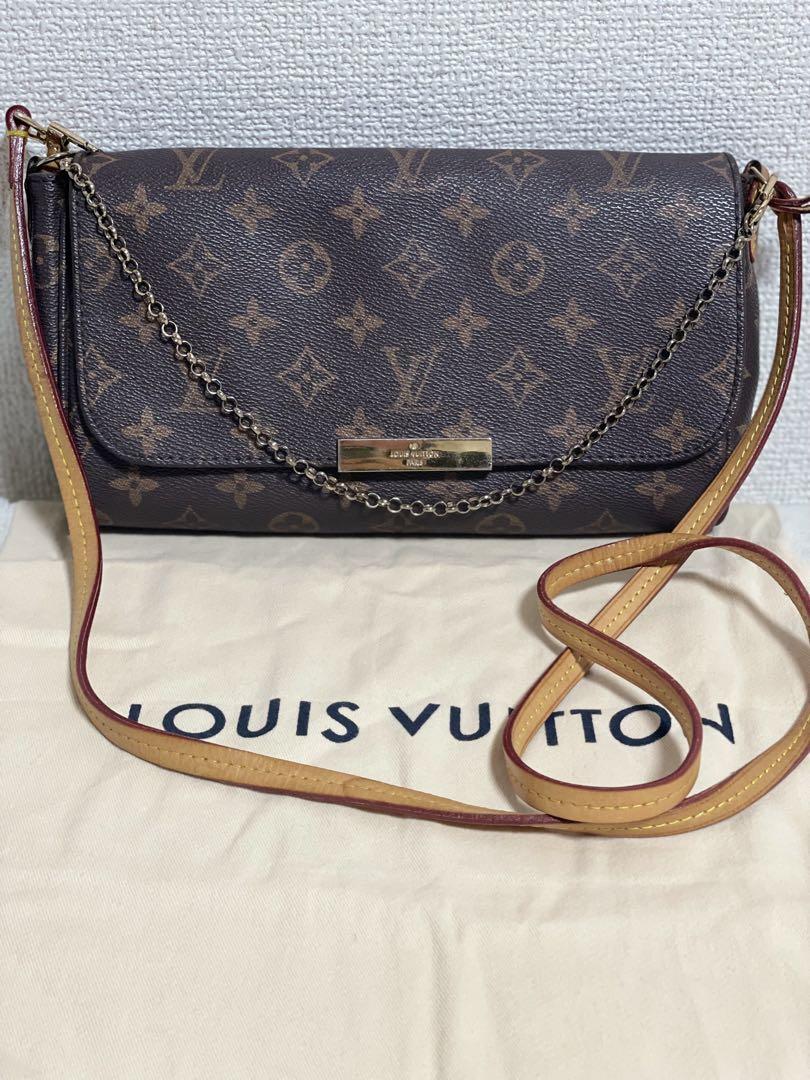 Louis Vuitton 茶色のショルダーバッグ