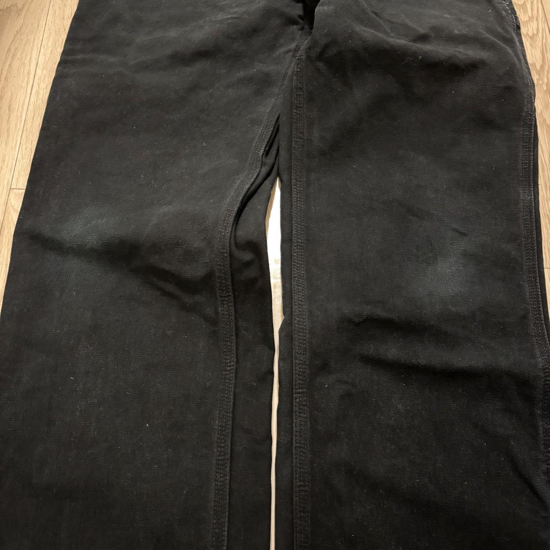 CARHARTT ブラック　カーハート　色残り濃　ペインターパンツ