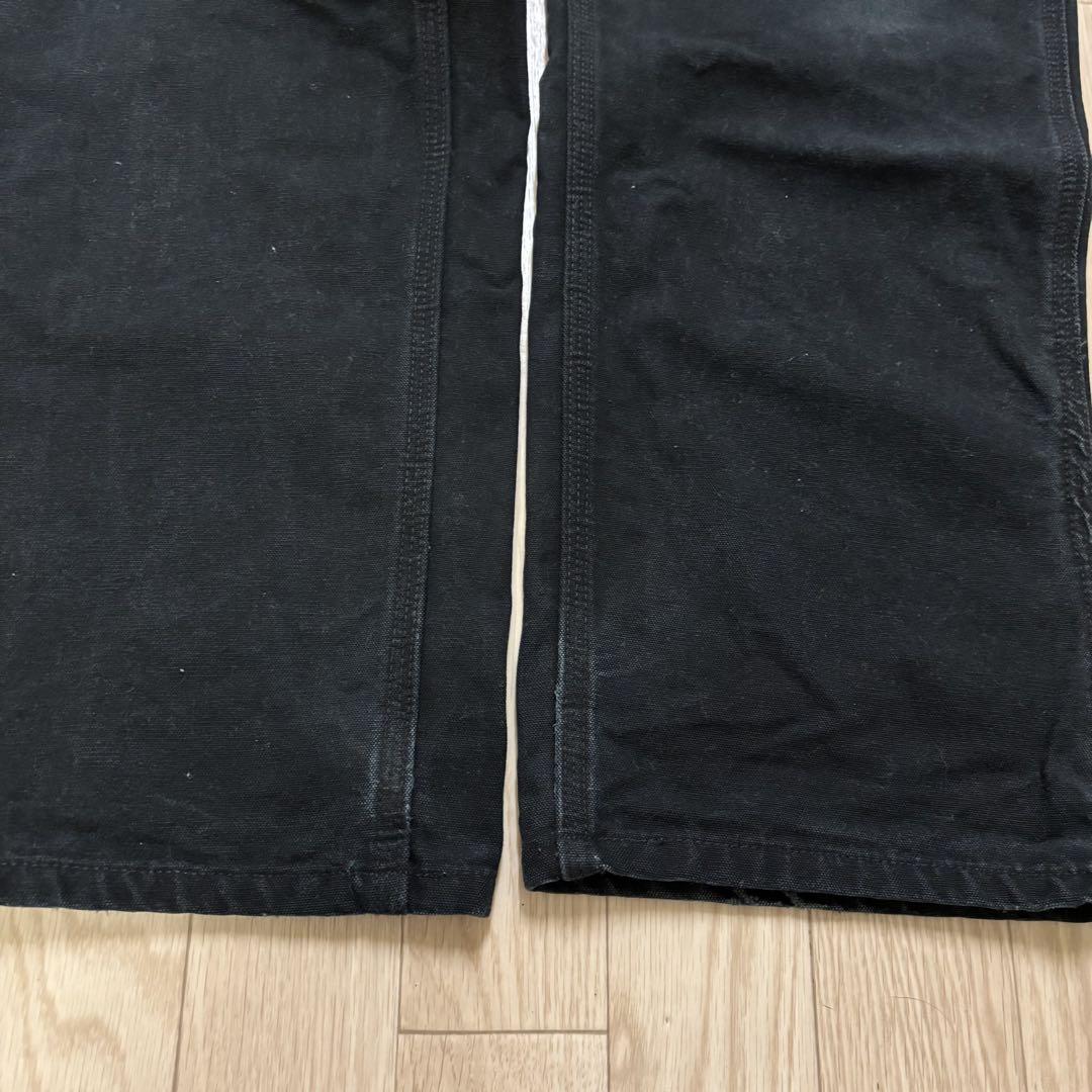 CARHARTT ブラック　カーハート　色残り濃　ペインターパンツ