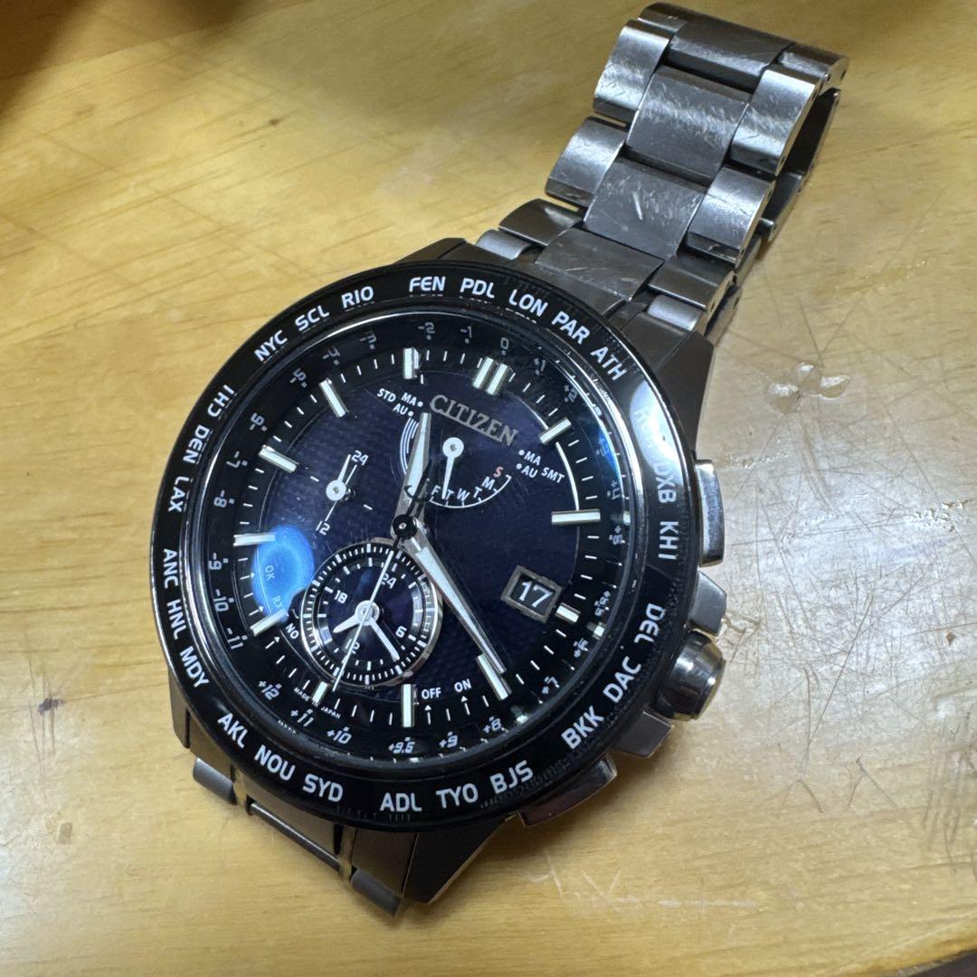 CITIZEN H820-020682 ソーラー電波 腕時計