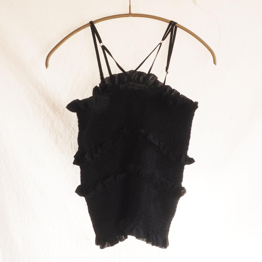 カルヴェン carven キャミソール 黒 34 新品未使用