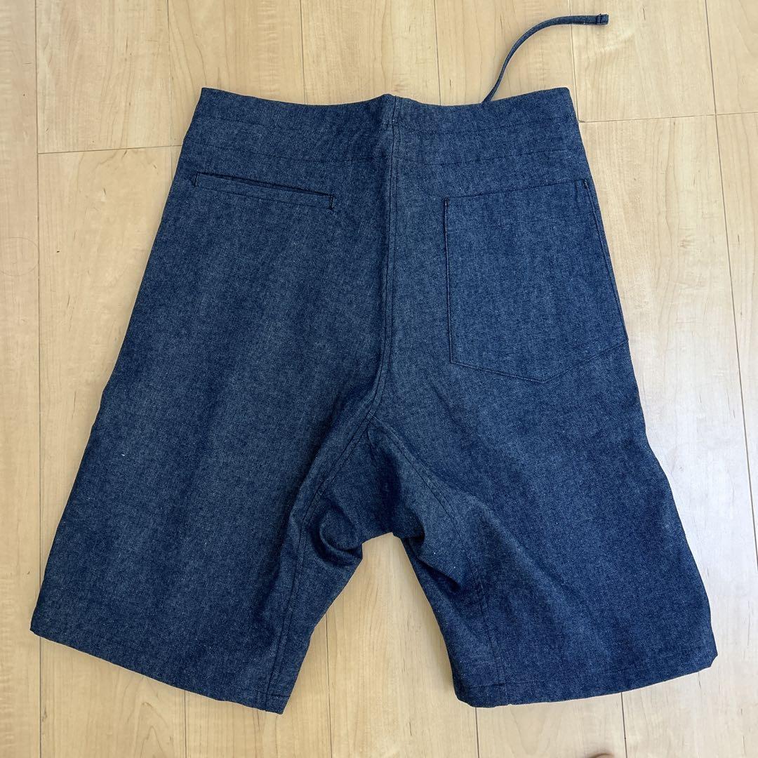 AK　Drop Crotch Shorts インディゴ ハーフパンツ