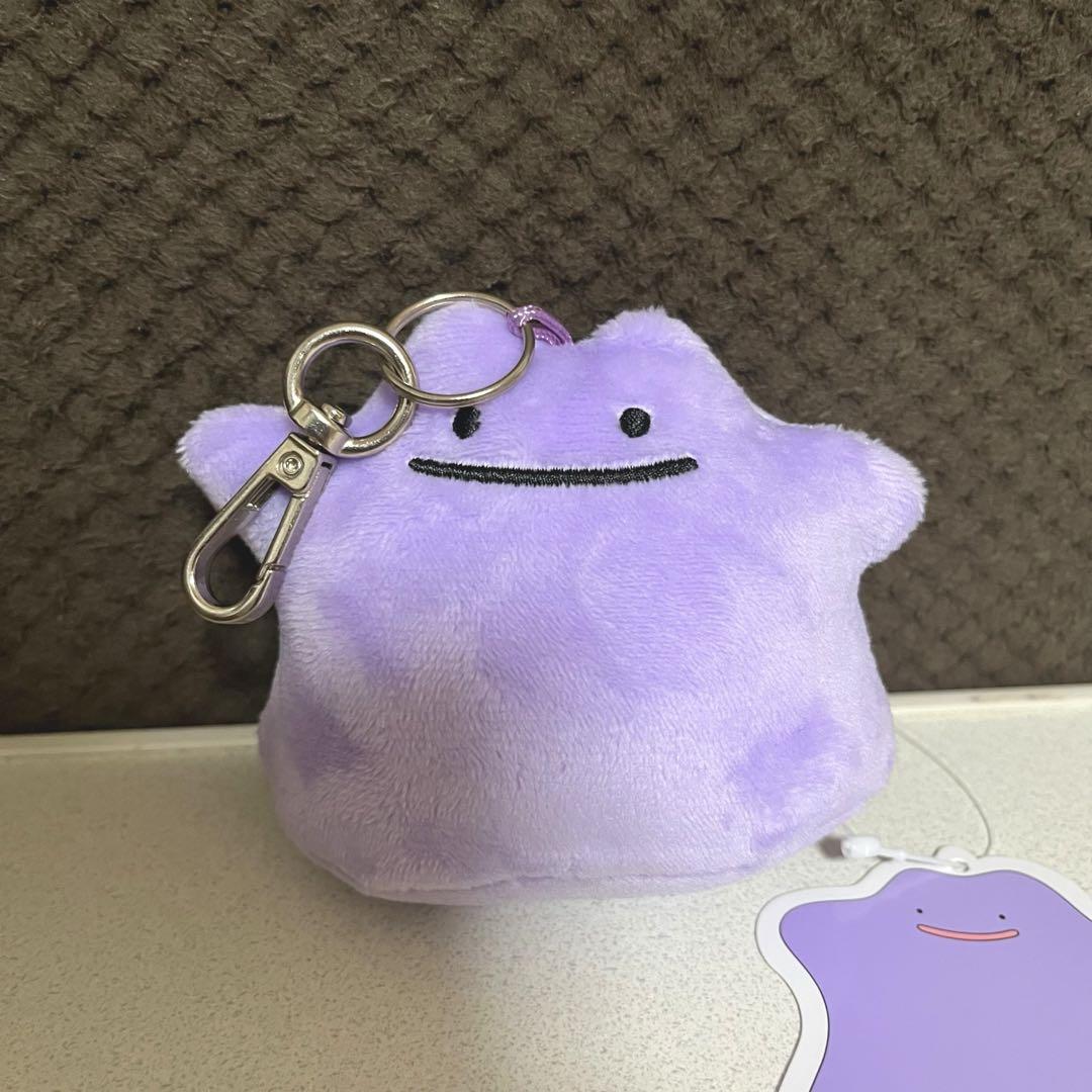 [韓国限定] ポケモン メタモン マスコット キーホルダー&ぬいぐるみ 完売品 韓国限定 ポケモン メタモン マスコットキーホルダー