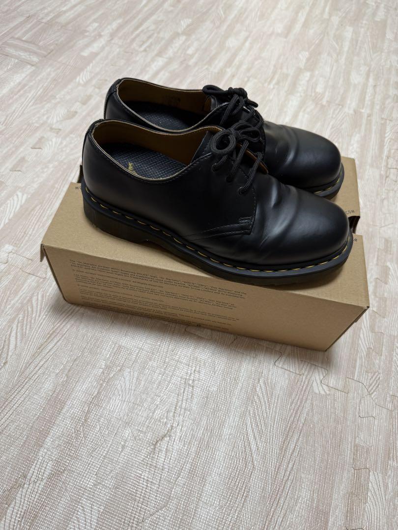Dr. Martens ブラックレザーシューズ　US 8