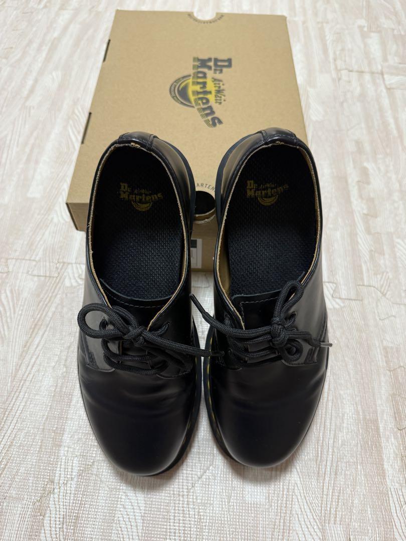 Dr. Martens ブラックレザーシューズ　US 8