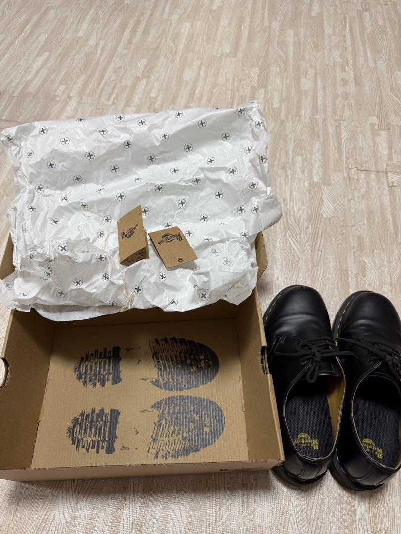 Dr. Martens ブラックレザーシューズ　US 8