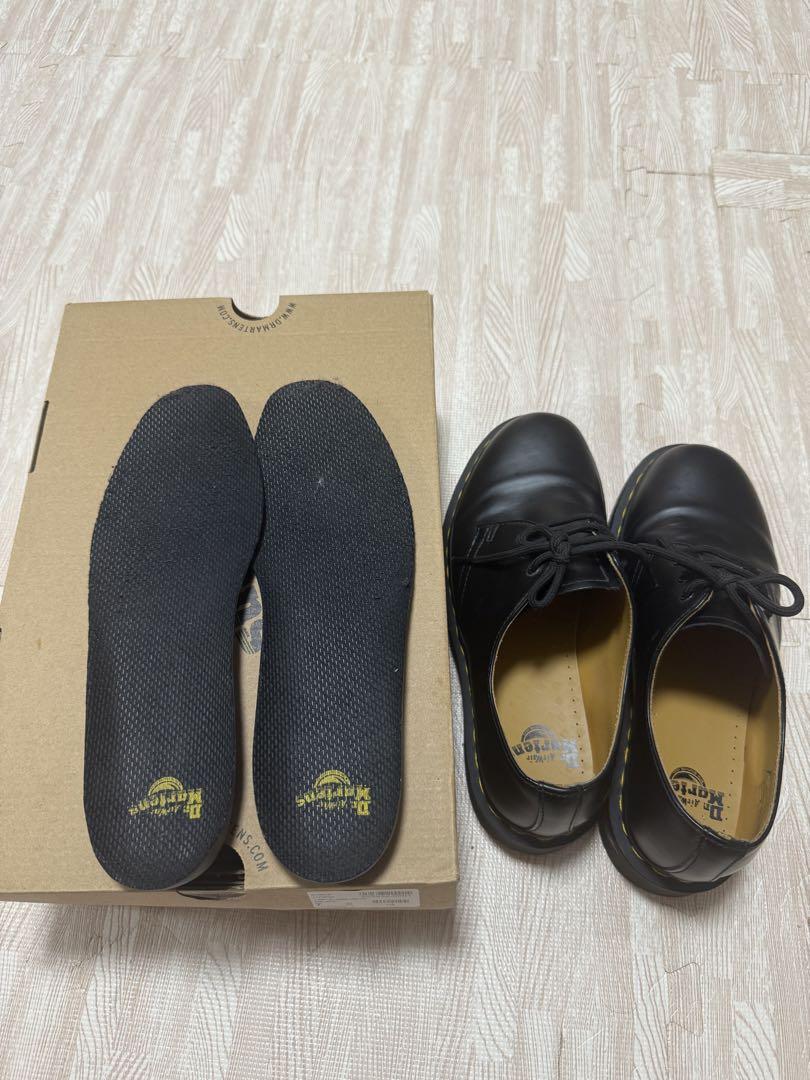 Dr. Martens ブラックレザーシューズ　US 8
