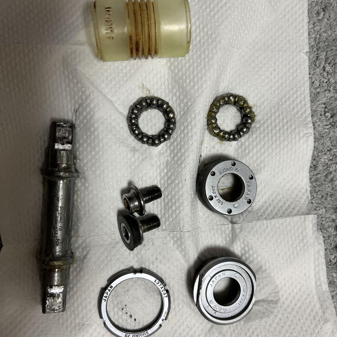 Amazon | SUGINO(スギノ) クランクセット SG75 144 (AA) (NJS
