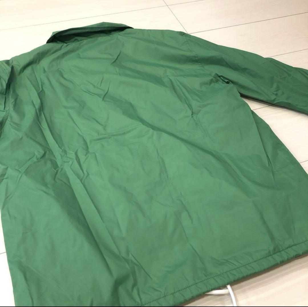 極美品 STUSSY コーチジャケット 緑 ドローコード ストリート アウター