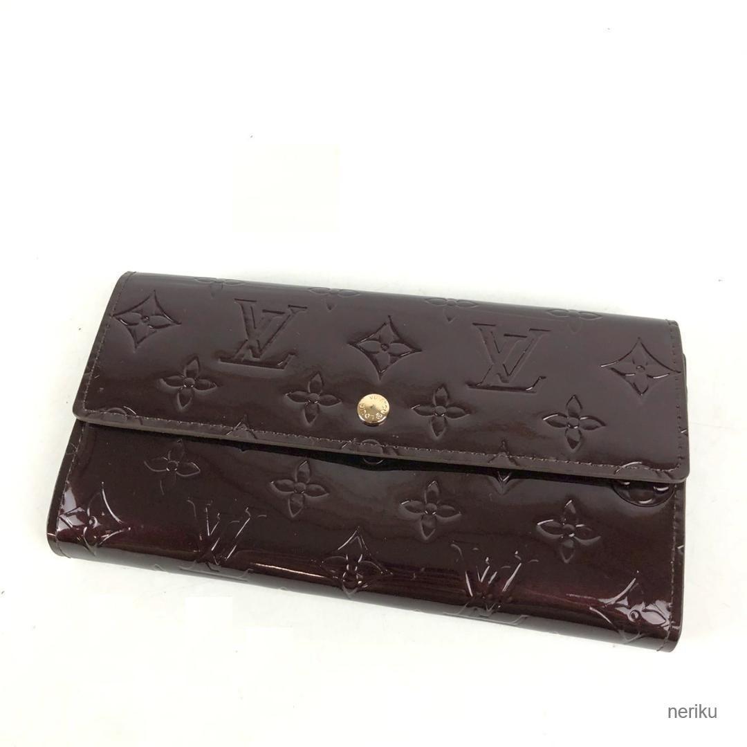 ルイヴィトン ポルトフォイユ サラ ヴェルニ レディ LOUIS VUITTON