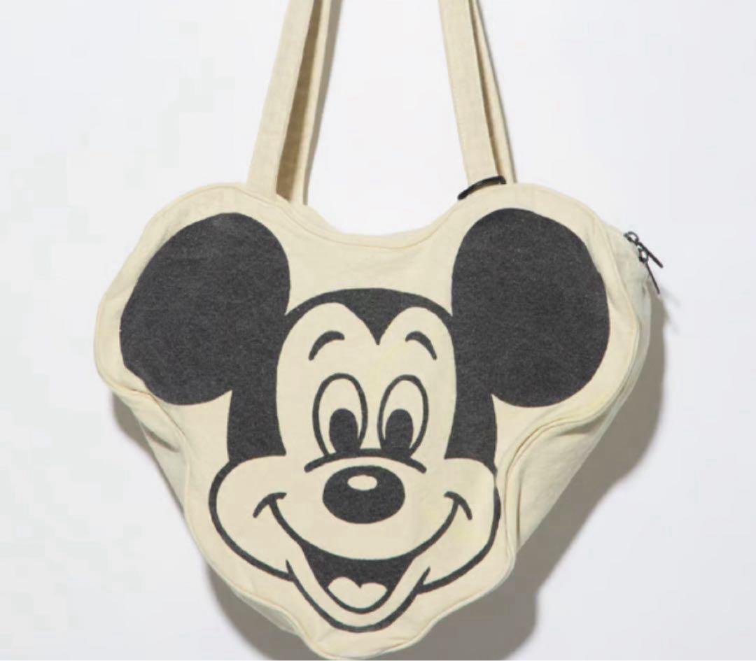 【楽天スーパーセール】 新品未使用 wcj アイボリー トートバッグ ミッキーマウス Disney バッグ