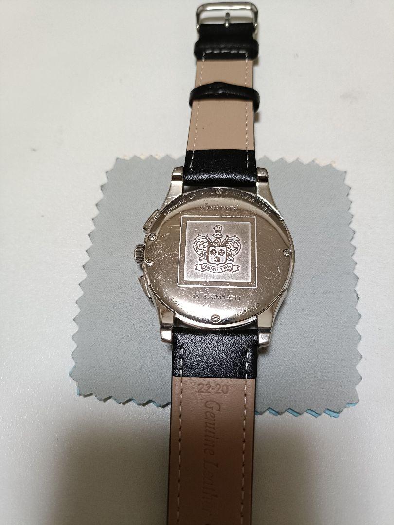 【国内正規品】定価10万HAMILTONジャズマスタークロノグラフ極美品