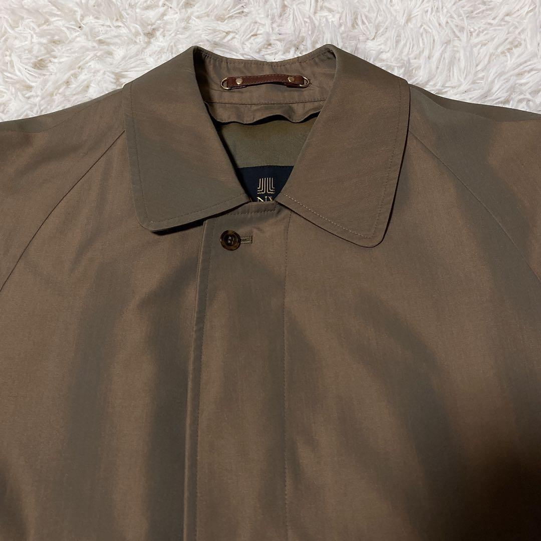 LANVIN PARIS ランバン パリ ステンカラーコートロングコートLサイズ LANVIN PARIS ランバン パリ ステンカラーコートロングコートL