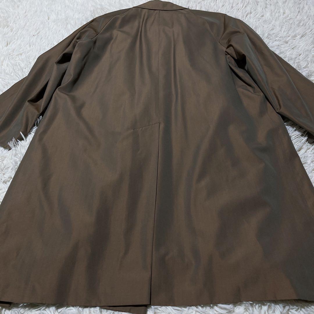 LANVIN PARIS ランバン ステンカラーコート ロングコート 玉虫