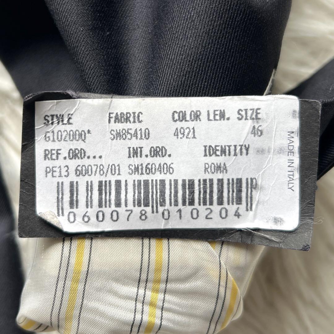 新品 ガブリエレパジーニ スリーピース 46 ブートニエール ハンガー ネイビー