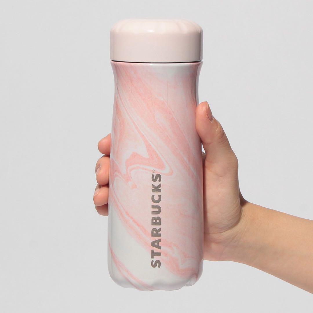 SAKURA2025ステンレスボトルS'wellマーブル473ml