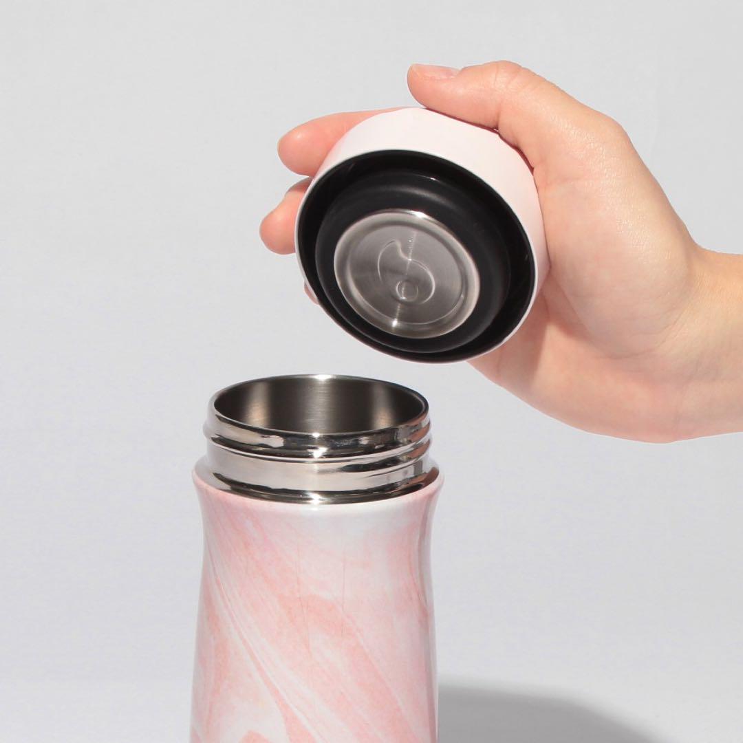 SAKURA2025ステンレスボトルS'wellマーブル473ml