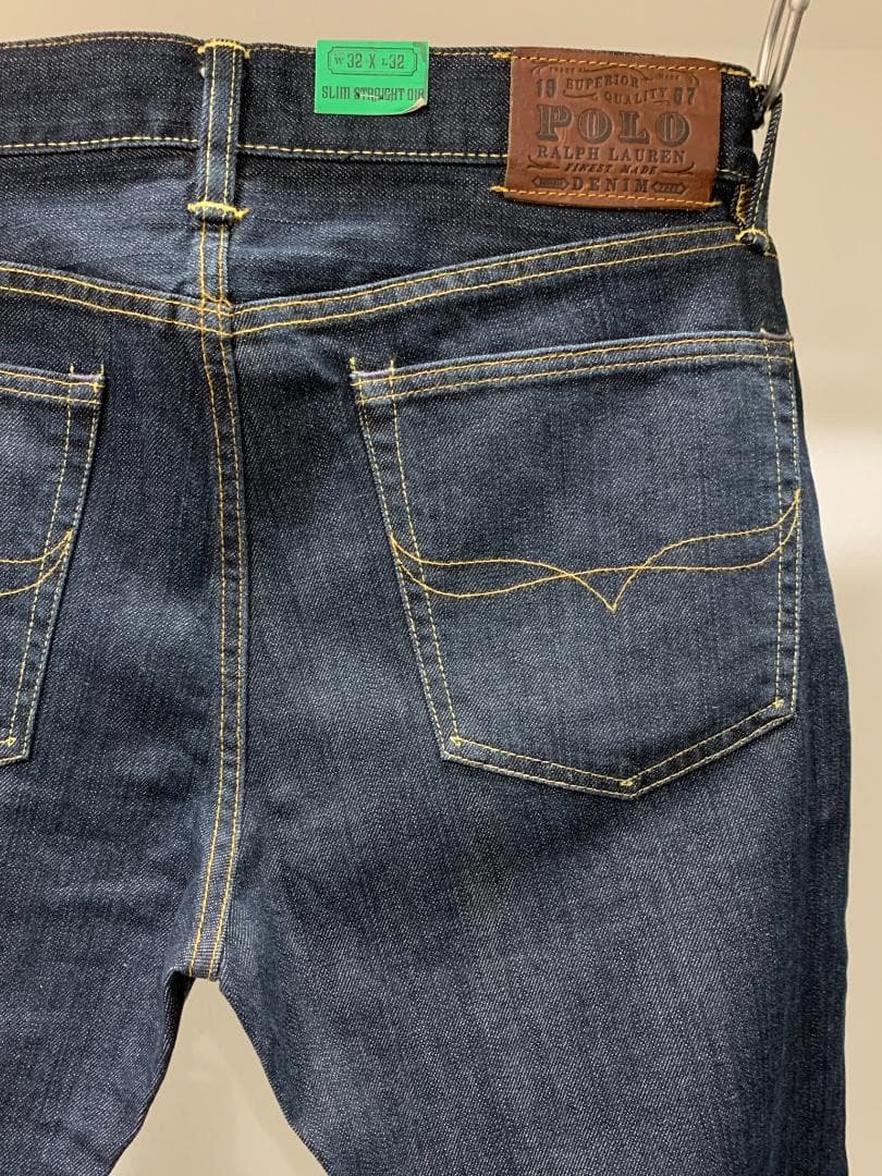 ブティック 新品 32 インチ ポロ ラルフローレン POLO スリム