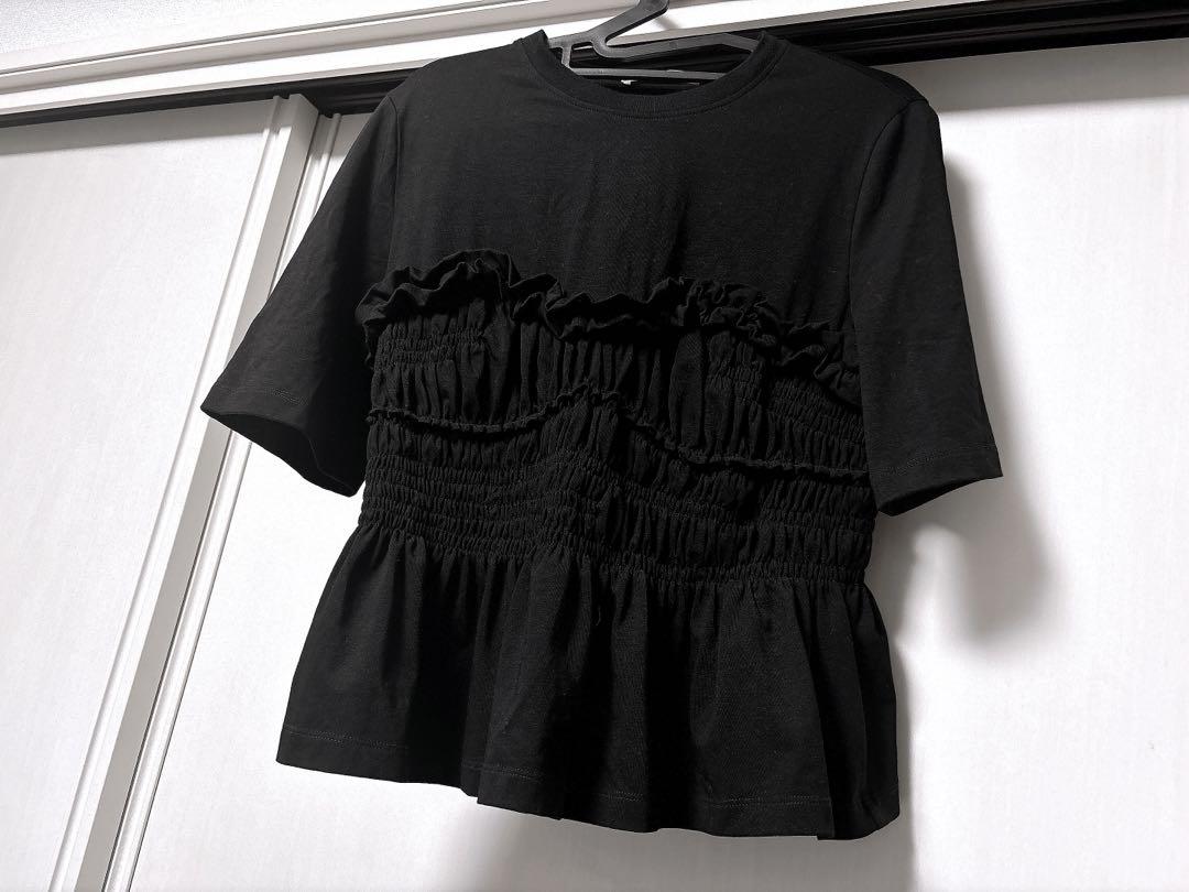セシリーバンセン　cecilie bahnsen Tシャツ　　フレア　フリル