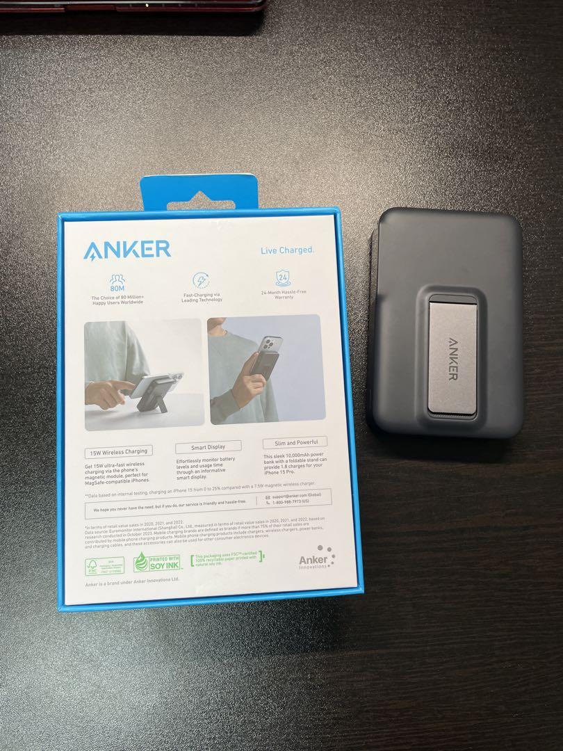 Anker MagGo Power Bank 10000mAh Qi2対応モデル