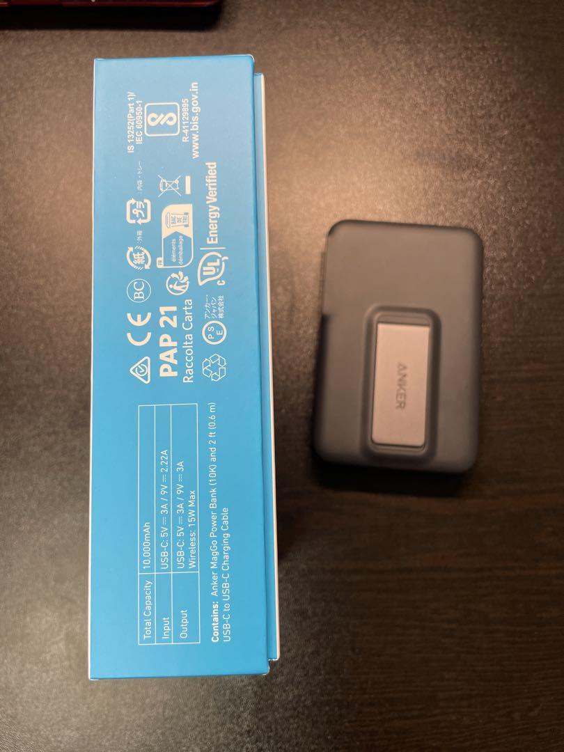 Anker MagGo Power Bank 10000mAh Qi2対応モデル