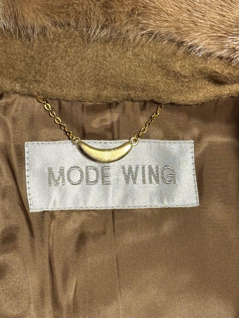 【未使用タグ付】カシミアコート　MODEWING 　9号
