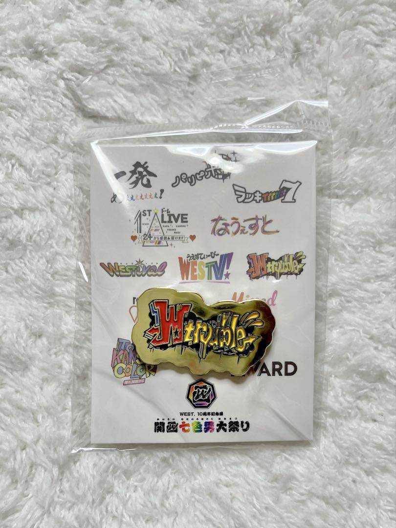 Wtroubleピンバッジ H 関西七色男大祭り WEST. - メルカリ