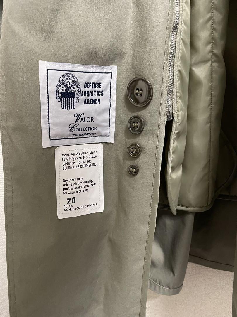 【希少】米軍使用 全天候型 オールウェザーコート トレンチコート 防水加工