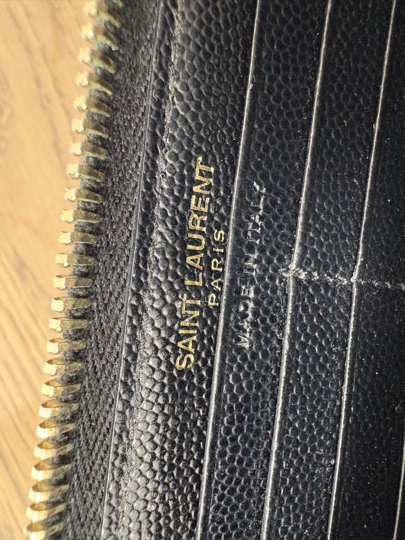 SAINT LAURENT 黒　長財布