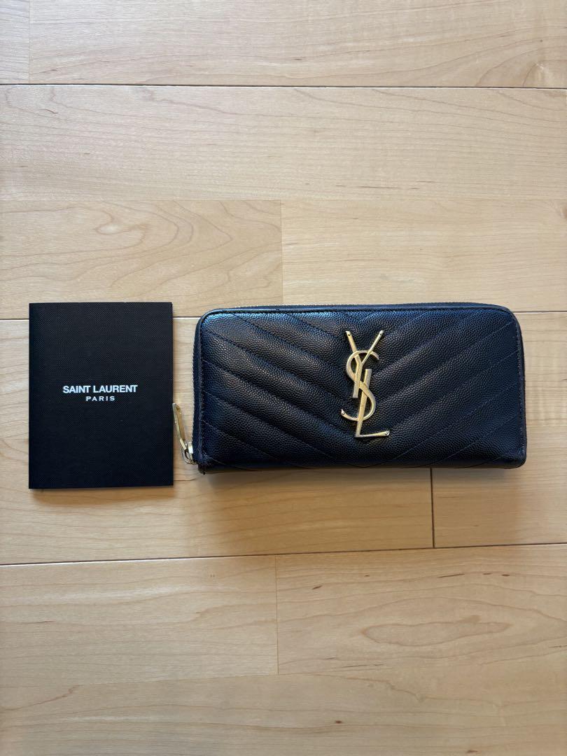 SAINT LAURENT 黒　長財布