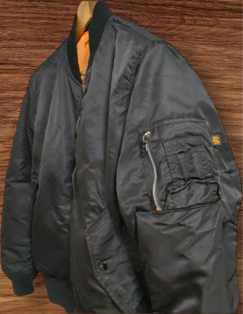 ジャケット・アウター ALPHA MA1 BLACK