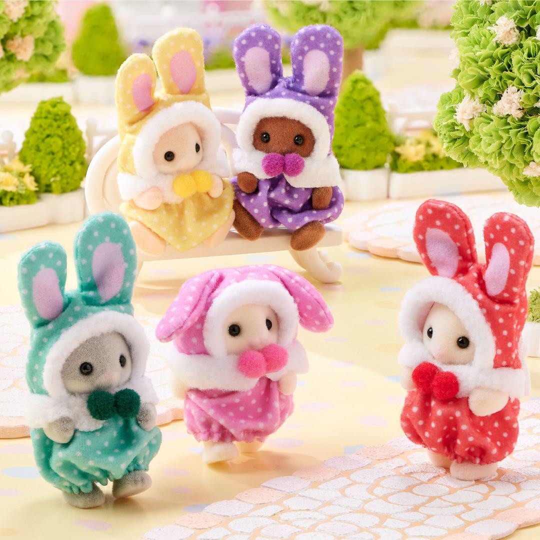 シルバニアファミリー展40th【赤ちゃんカラフルウサギ