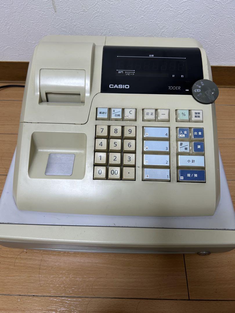 CASIO カシオ レジスター レジ 100ER - メルカリ
