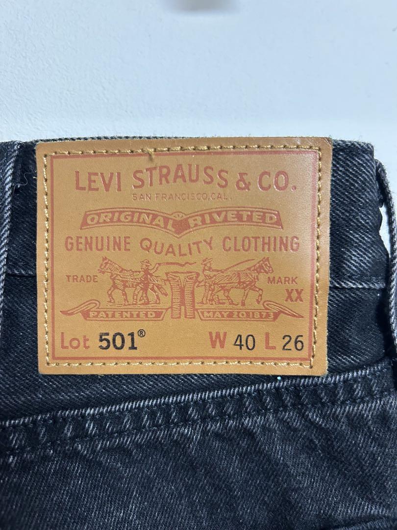 LEVI’S EDIFICE 別注 501 BIG\"E\" W40 L26 追加入荷》Levi's(リーバイス) 30th 別注 BIG E 501(R) BLACK