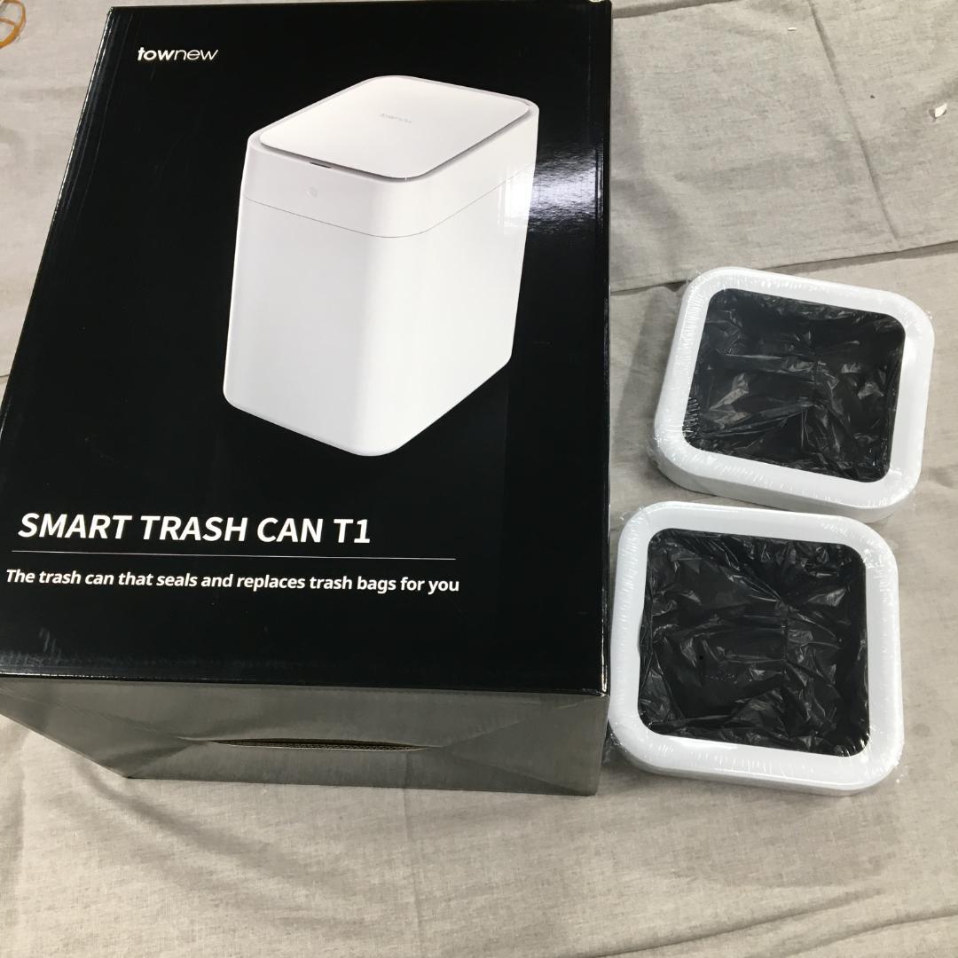 townew スマートトラッシュボックス TWN1001 全自動ゴミ箱 最大81%オフ! 公式に取扱 townew 全自動ゴミ箱 スマートトラッシュT1 カードリッジ×6個付き ごみ箱