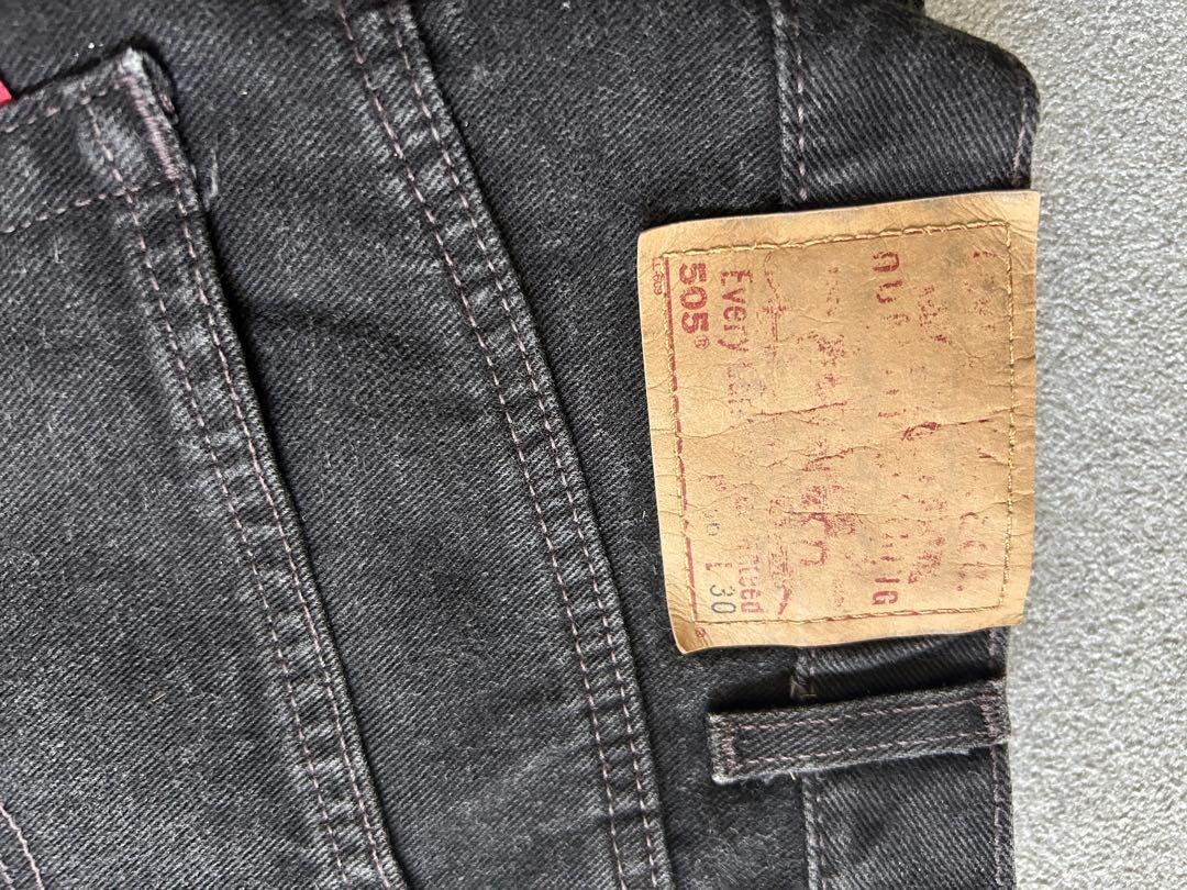 90's Levi's505BLACKJEANSMADEINUSA W36L30