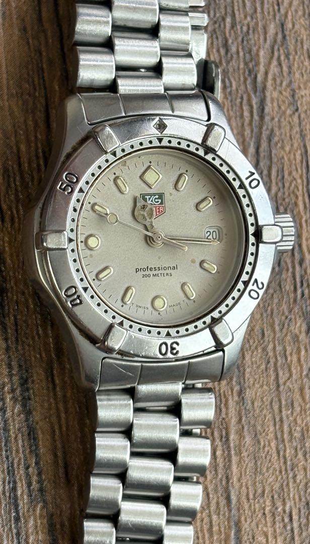 最大15%OFFクーポン 稼働品 TAG シルバー プロフェッショナル タグホイヤー Heuer 時計