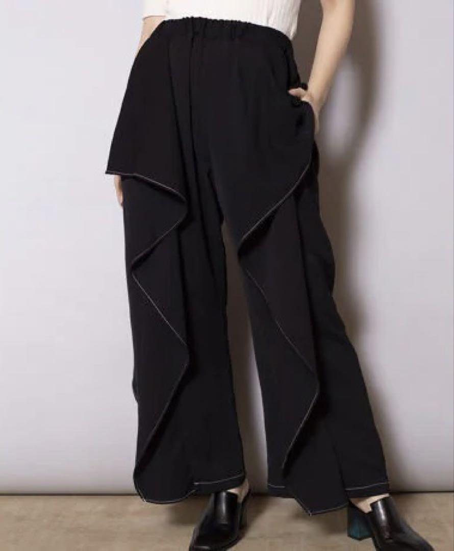 美品 23aw OSMOSIS loaf ロフ カスケード パンツ ストレッチ