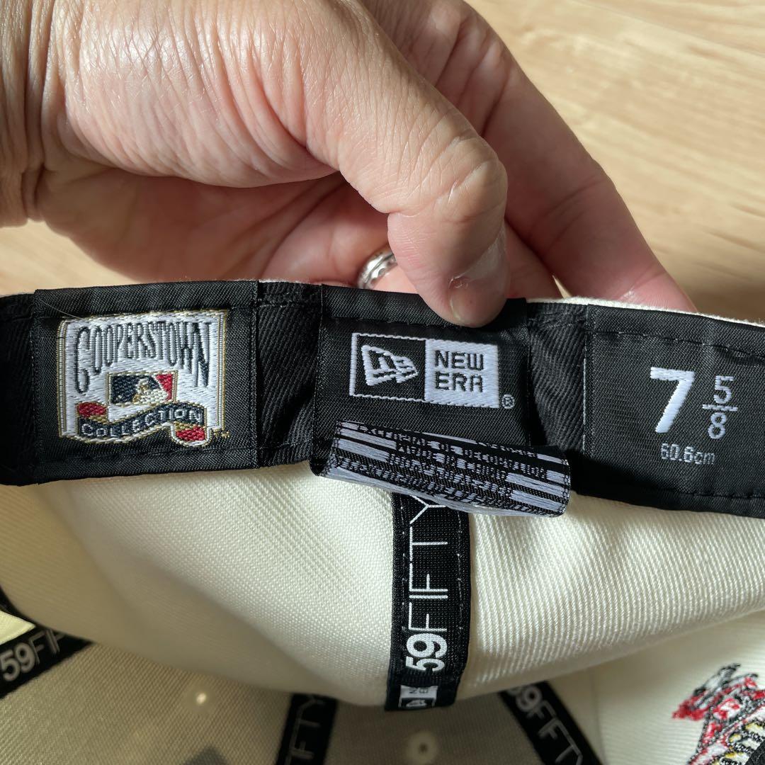 レアモデル　new era インディアンス　7 5/8 60.6cm 2トーン