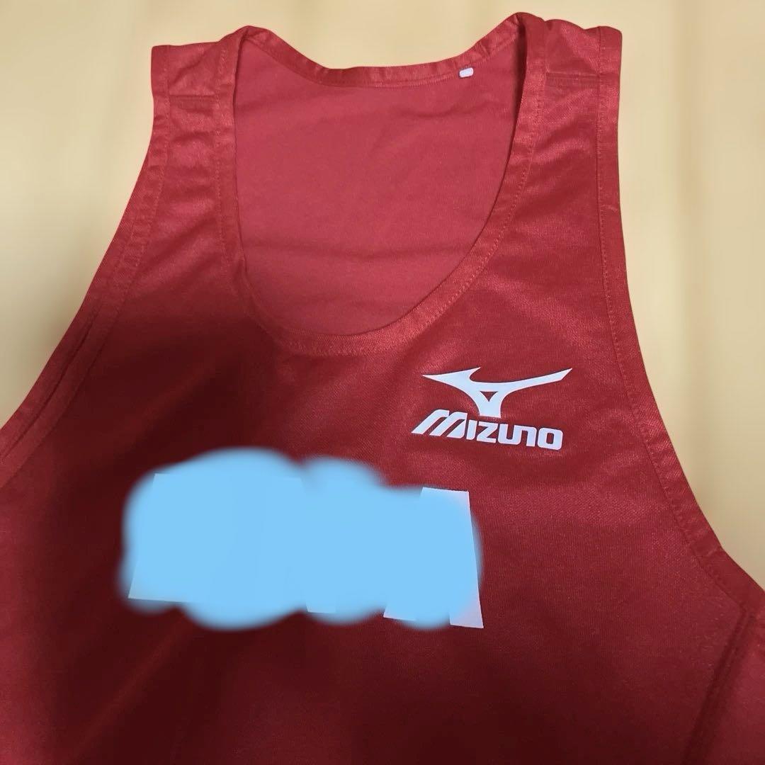 ブランド通販 Mizuno陸上ユニフォーム 上下セット 赤 Mサイズ - メルカリ 陸上用シャツ