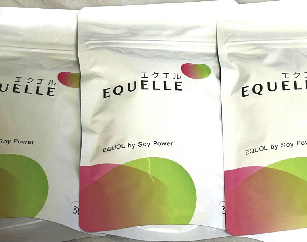 【匿名配送】 エクエル EQUELLE 30日分（120粒）× 3個